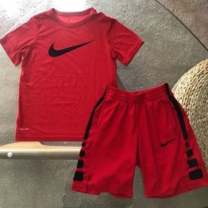 Nike Dri-Fit Shirt & Basketball Shorts